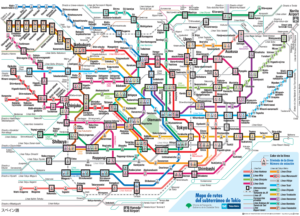 Plano de metro de Tokio